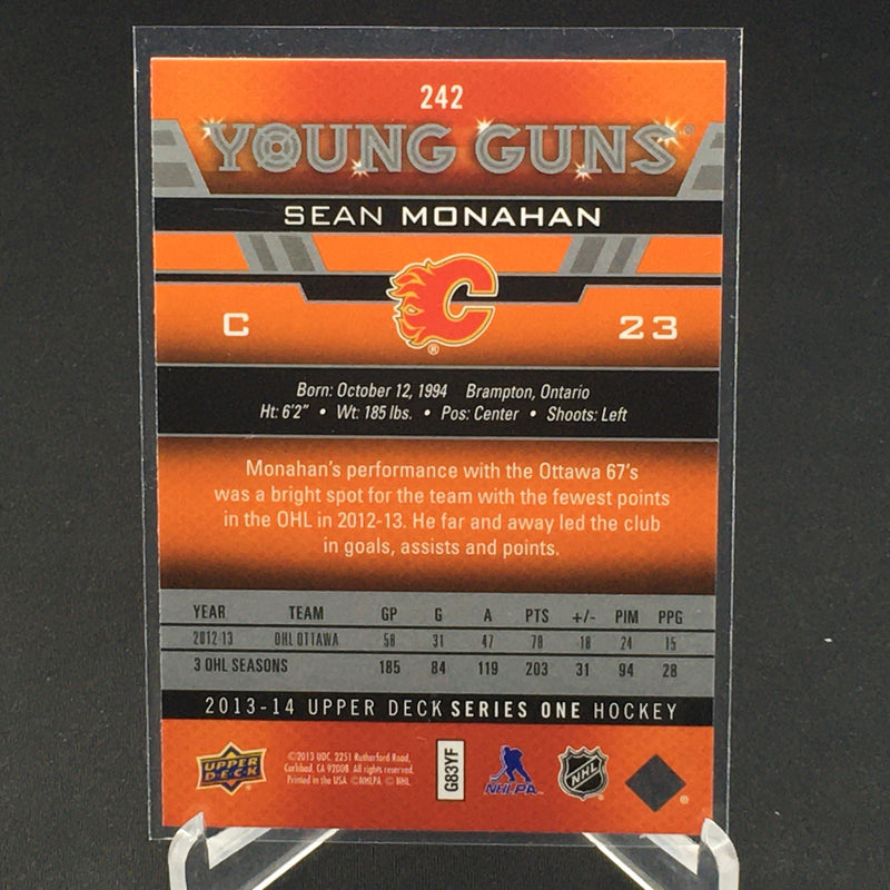 2013 UPPER DECK SERIES ONE - YOUNG GUNS - S. MONAHAN -