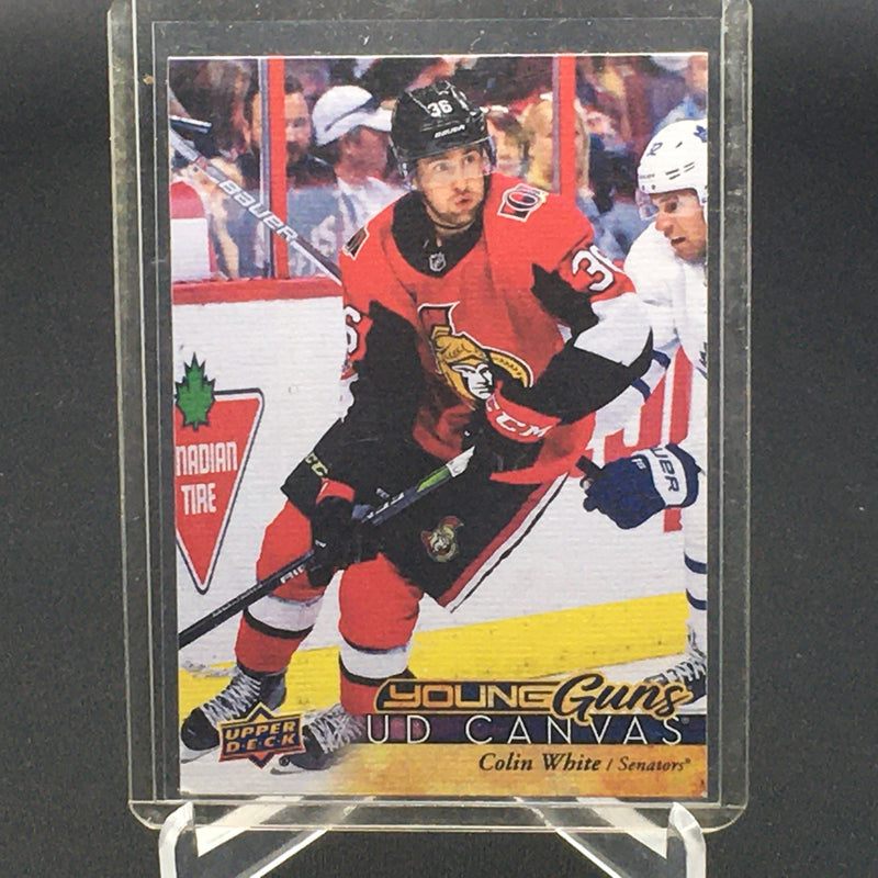 2017 UPPER DECK SERIES ONE - UD CANVAS - YOUNG GUNS - C. WHITE -