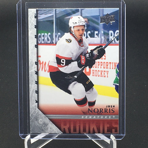 2020 UPPER DECK EXTENDED SERIES - TRIBUTE - YOUNG GUNS - J. NORRIS - #T-92 - RC