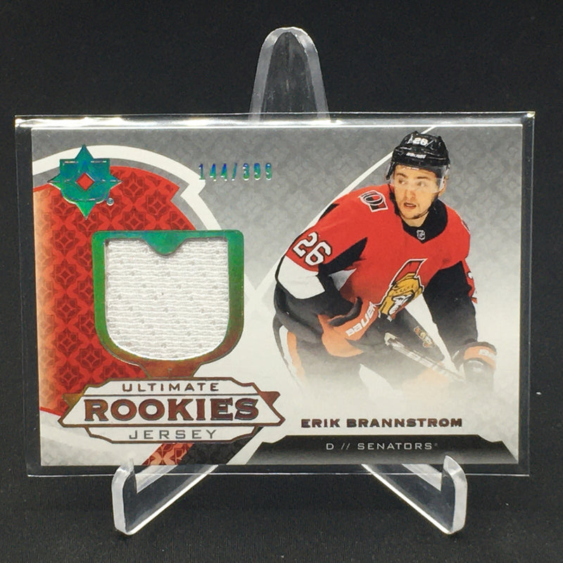 2019 UPPER DECK ULTIMATE COLLECTION - ULTIMATE ROOKIES JERSEY - E. BRANNSTROM - #173 - #'D/399 - JERSEY RELIC - RC