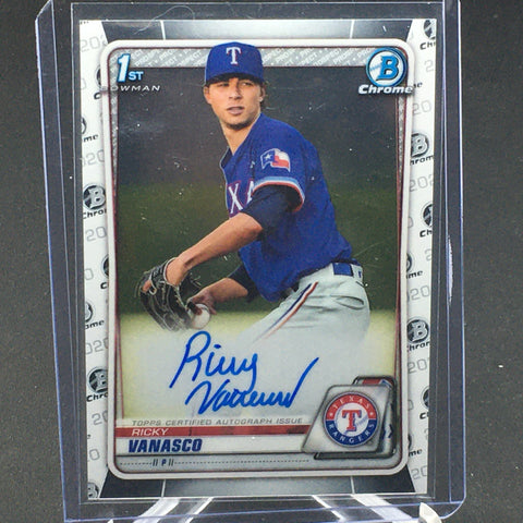 2020 TOPPS BOWMAN CHROME - 1ST BOWMAN - R. VANASCO - #CPA-RV - AUTOGRAPH