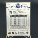 2018 UPPER DECK SERIES TWO - H. LUNDQVIST - SP -