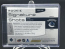 2018 UPPER DECK ENGRAINED - ROOKIE SIGNATURE SHOTS - A. GAUDETTE - #RSS-AG - #'D/249 - RELIC - AUTOGRAPH - RC