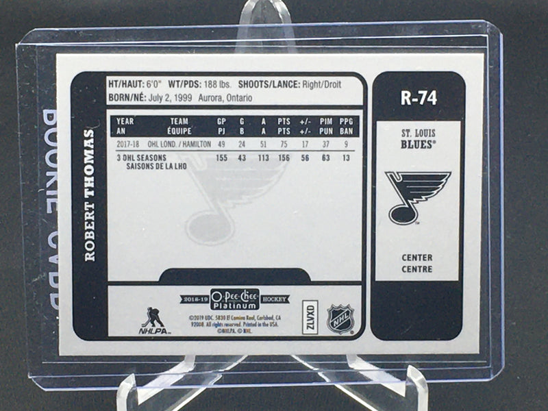 2018 UPPER DECK O-PEE-CHEE PLATINUM - R. THOMAS -