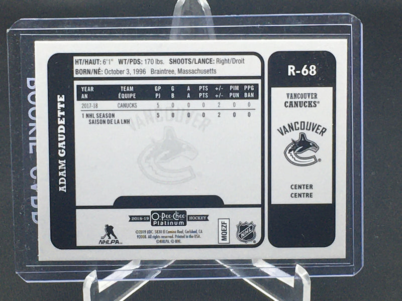 2018 UPPER DECK O-PEE-CHEE PLATINUM - RETRO - A. GAUDETTE -