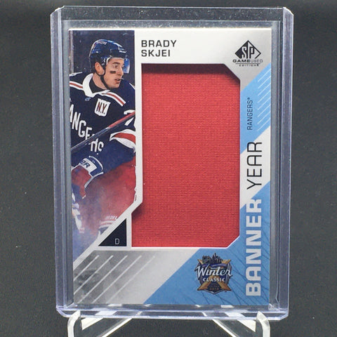 2018 UPPER DECK SP GAME USED - BANNER YEAR - B. SKJEI - #BWC-BS - BANNER