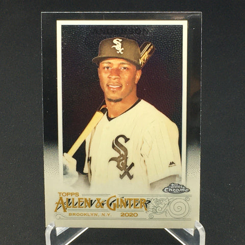 2020 TOPPS CHROME ALLEN AND GINTER BASEBALL - SINGLES - #101-200 - YOU PICK FROM LIST