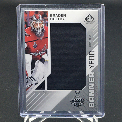 2018 UPPER DECK SP GAME USED - BANNER YEAR - B. HOLTBY - #BSC-BH - BANNER