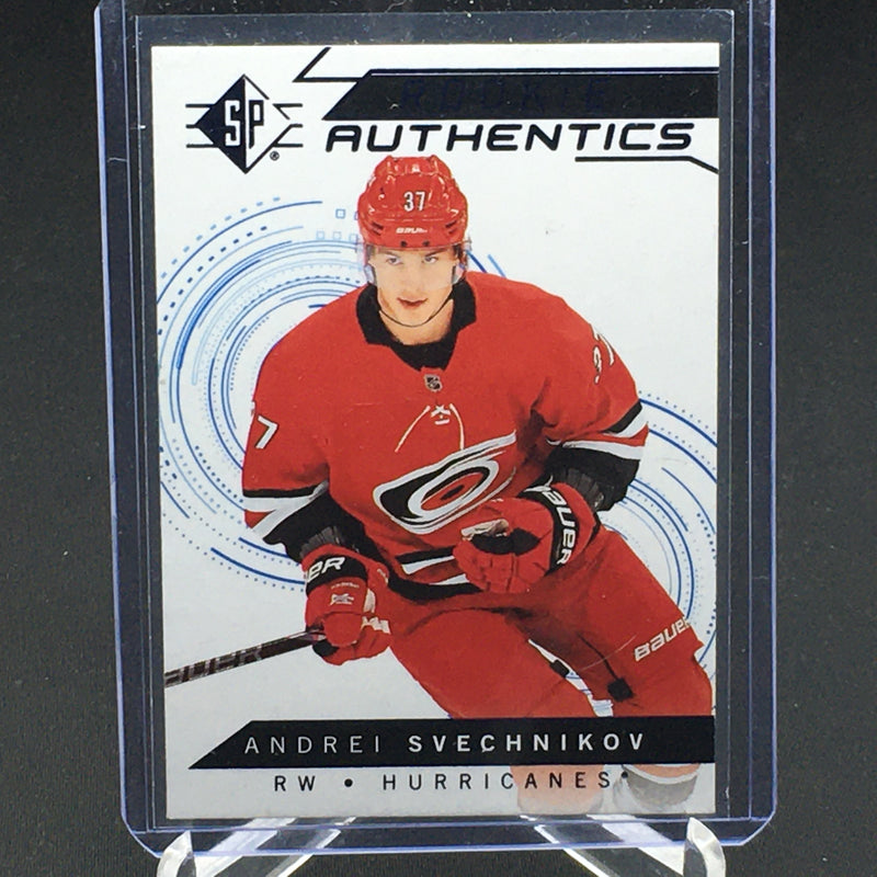 2018 UPPER DECK SP HOCKEY - ROOKIE AUTHENTICS - A. SVECHNIKOV -