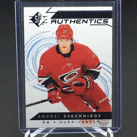 2018 UPPER DECK SP HOCKEY - ROOKIE AUTHENTICS - A. SVECHNIKOV - #105