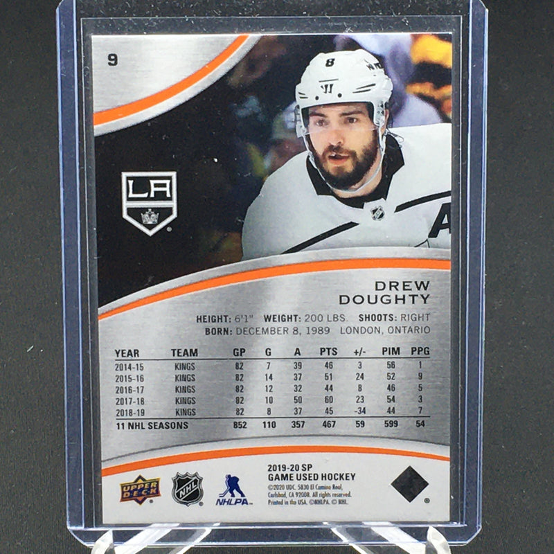 2019 UPPER DECK SP GAME USED - ORANGE - D. DOUGHTY - #9 - #'D/111