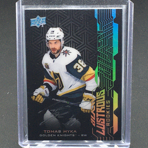 2018 UPPER DECK BLACK - BLACK LUSTROUS ROOKIES  - T. HYKA - #LR-TH - AUTOGRAPH - RC