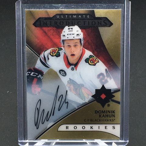 2018 UPPER DECK ULTIMATE - ULTIMATE INTRODUCTIONS - D. KAHUN - #UI-18 - AUTOGRAPH - RC