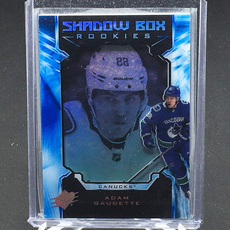 2018 UPPER DECK SPX HOCKEY - SHADOW BOX ROOKIES - A. GAUDETTE -