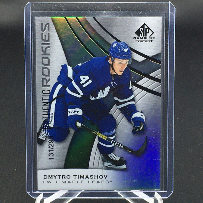 2019 UPPER DECK SP GAME USED - AUTHENTIC ROOKIES - D. TIMASHOV - #114 - #'D/296 - RC