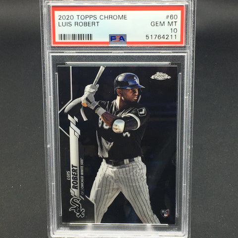 2020 TOPPS CHROME - L. ROBERT - #60 - PSA 10 - RC