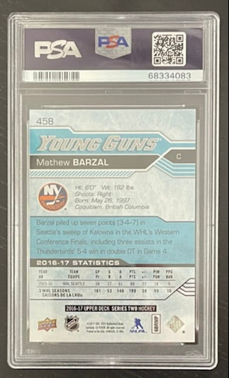 2016 UPPER DECK SERIES TWO - YOUNG GUNS - M. BARZAL -