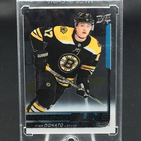 2018 UPPER DECK SERIES ONE - CLEAR CUT - YOUNG GUNS - R. DONATO - #225 - RC