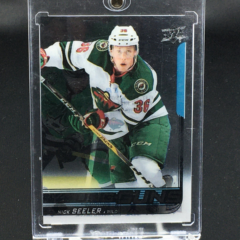 2018 UPPER DECK SERIES ONE - CLEAR CUT - YOUNG GUNS - N. SEELER -