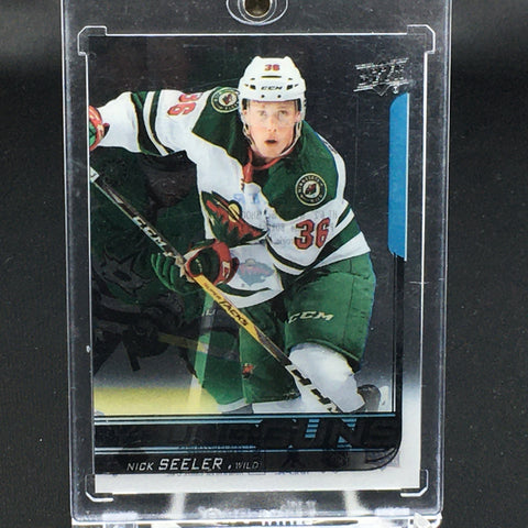 2018 UPPER DECK SERIES ONE - CLEAR CUT - YOUNG GUNS - N. SEELER - #233 - RC