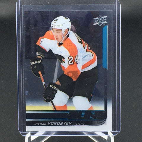 2018 UPPER DECK SERIES ONE - CLEAR CUT - YOUNG GUNS - M. VOROBYEV - #203 - RC