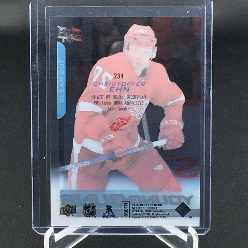2018 UPPER DECK SERIES ONE - CLEAR CUT - YOUNG GUNS - C. EHN -