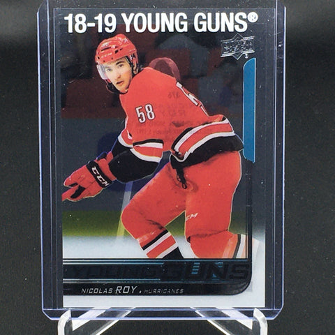 2018 UPPER DECK SERIES TWO - CLEAR CUT - YOUNG GUNS - N. ROY - #476 - RC