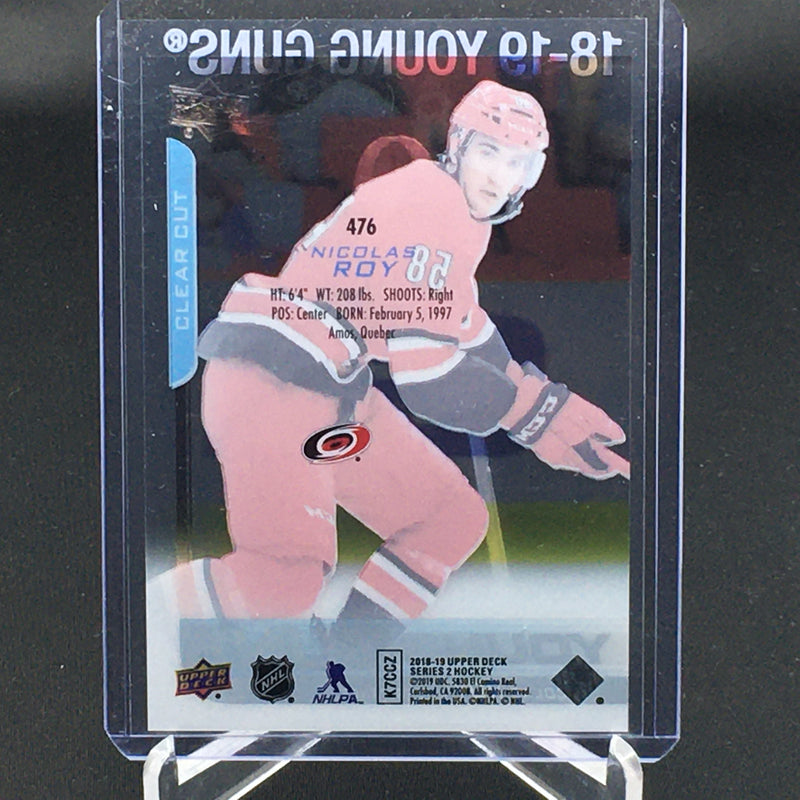 2018 UPPER DECK SERIES TWO - CLEAR CUT - YOUNG GUNS - N. ROY -