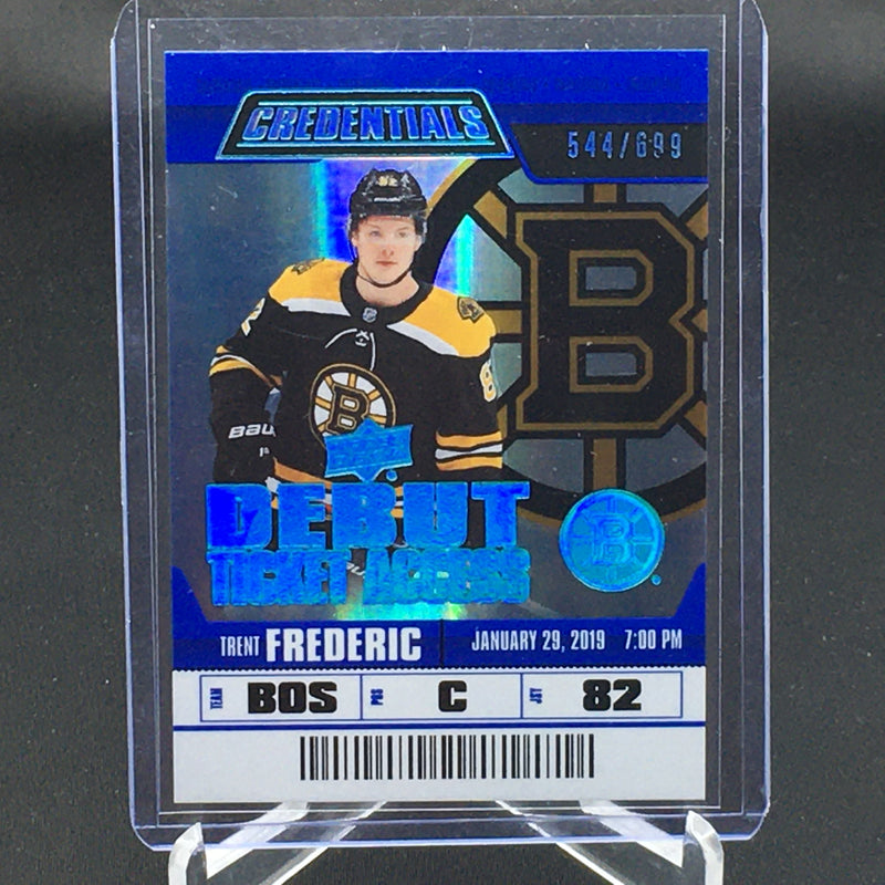 2019 UPPER DECK CREDENTIALS - DEBUT TICKET ACCESS -