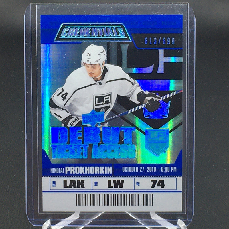 2019 UPPER DECK CREDENTIALS - DEBUT TICKET ACCESS -
