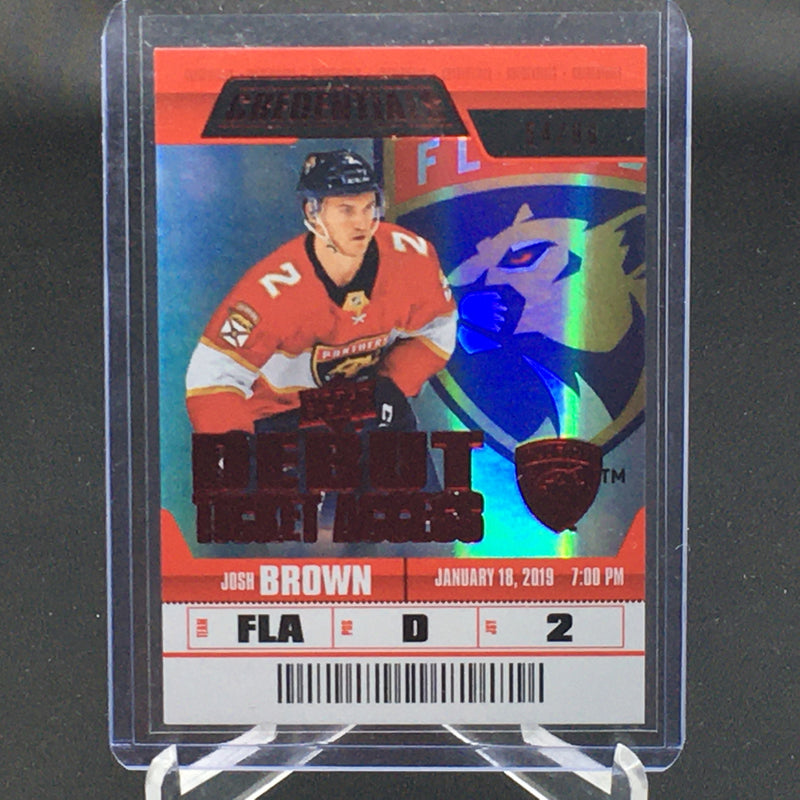 2019 UPPER DECK CREDENTIALS - DEBUT TICKET ACCESS -