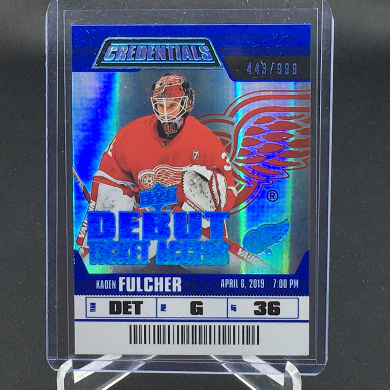 2019 UPPER DECK CREDENTIALS - DEBUT TICKET ACCESS -