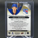 2018 UPPER DECK TRILOGY - ROOKIE PREMIERES - B. HOWDEN - #96 - #'D/399 - AUTOGRAPH - RC