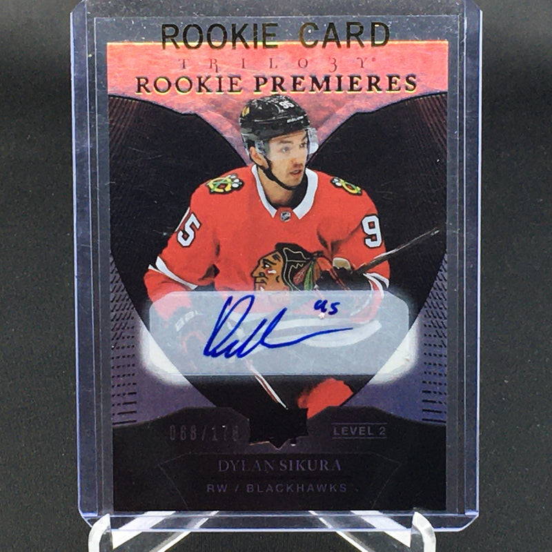 2018 UPPER DECK TRILOGY - ROOKIE PREMIERES - D. SIKURA - #85 - #'D/178 - AUTOGRAPH - RC