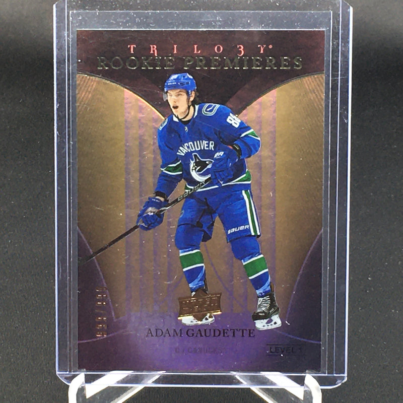 2018 UPPER DECK TRILOGY - ROOKIE PREMIERES -