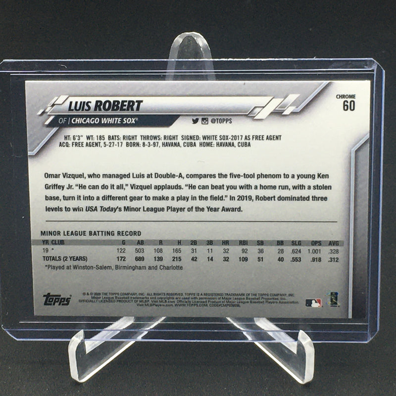2020 TOPPS CHROME - L. ROBERT -