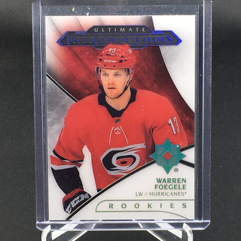 2018 UPPER DECK ULTIMATE COLLECTION - ULTIMATE INTRODUCTIONS - W. FOEGELE -