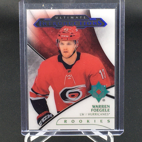 2018 UPPER DECK ULTIMATE COLLECTION - ULTIMATE INTRODUCTIONS - W. FOEGELE - #UI-10