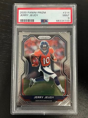 2020 PANINI PRIZM - J. JEUDY - #314 - PSA 9 - RC