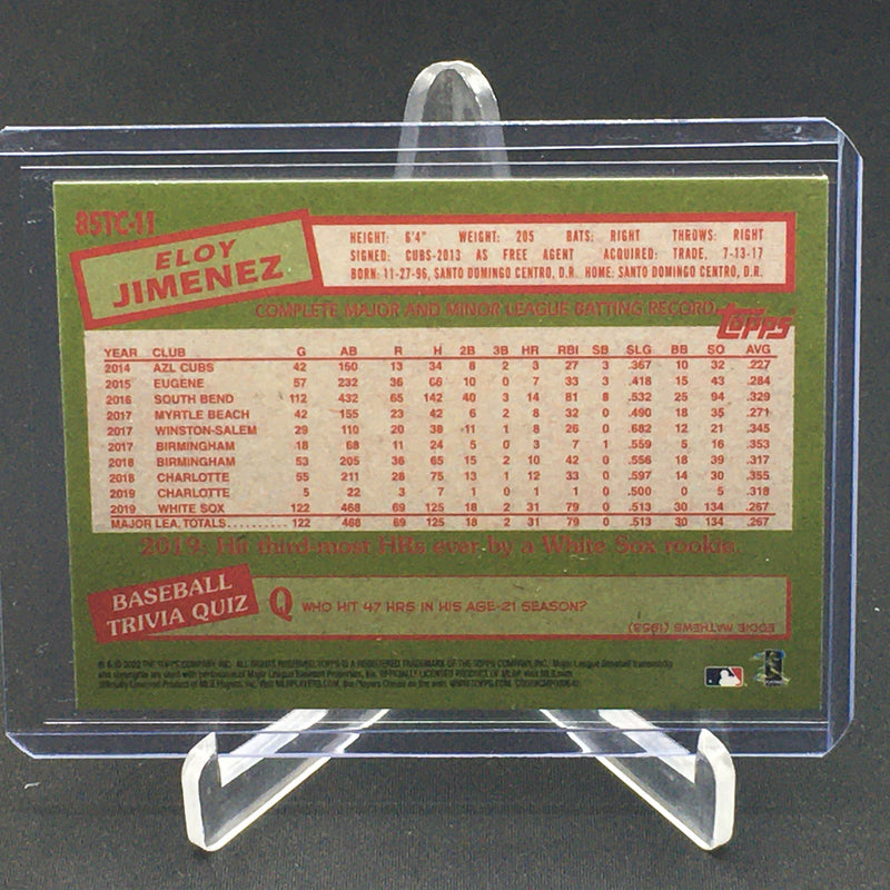 2020 TOPPS CHROME - 35TH ANNIVERSARY - E. JIMENEZ -