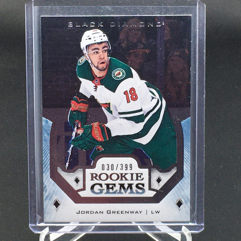 2018 UPPER DECK BLACK DIAMOND - ROOKIE GEMS - J. GREENWAY - #RG-JG- #'D/399