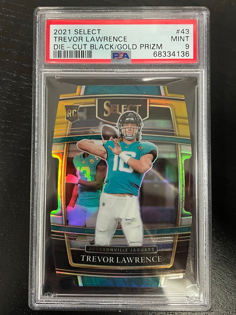 2021 PANINI SELECT - DIE-CUT BLACK/GOLD PRIZM - T. LAWRENCE -