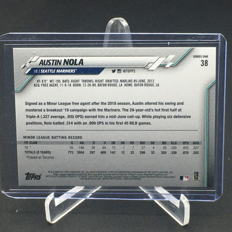 2020 TOPPS SERIES ONE - FOIL - A. NOLA -