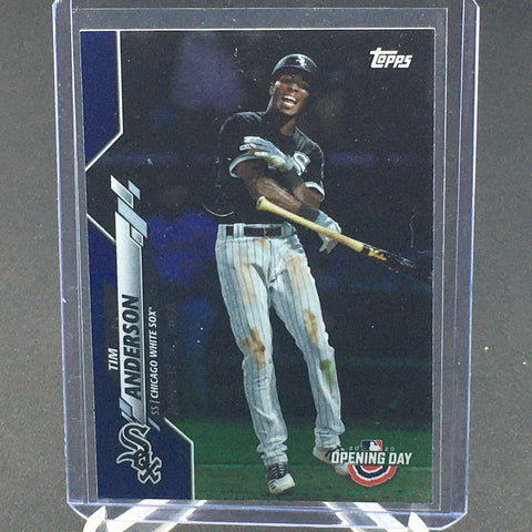 2020 TOPPS OPENING DAY - BLUE FOIL - T. ANDERSON - #19
