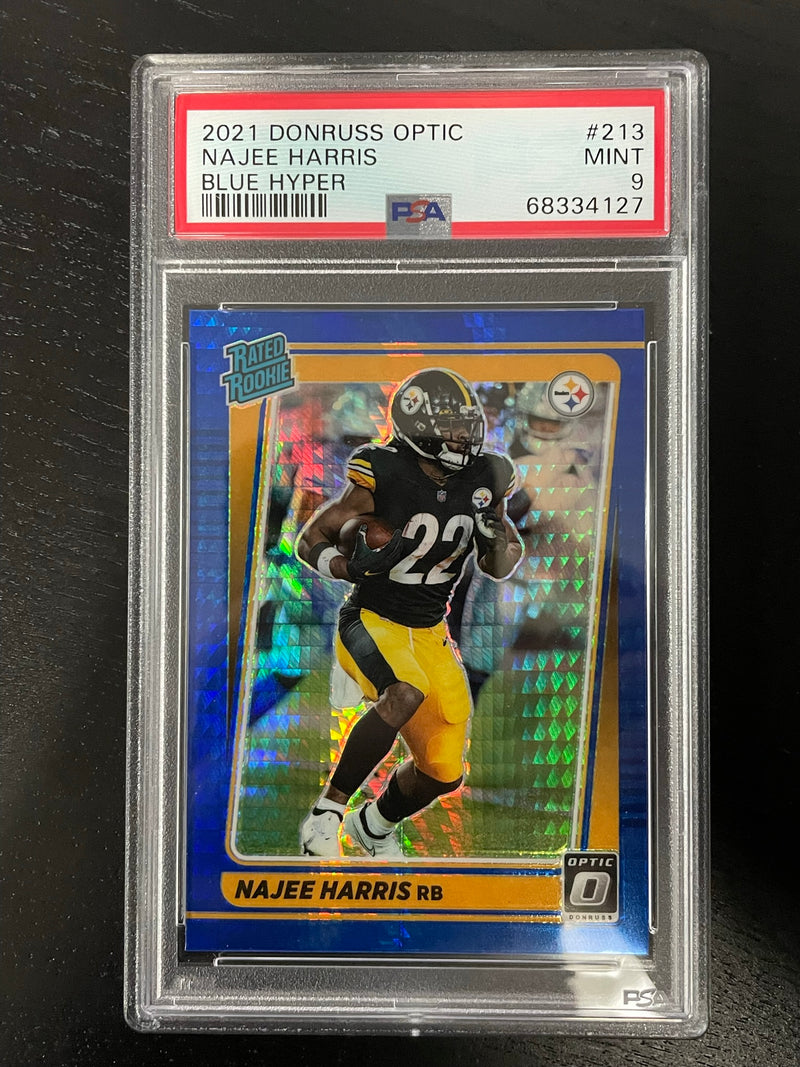 2021 PANINI DONRUSS OPTIC - BLUE HYPER PRIZM - N. HARRIS -