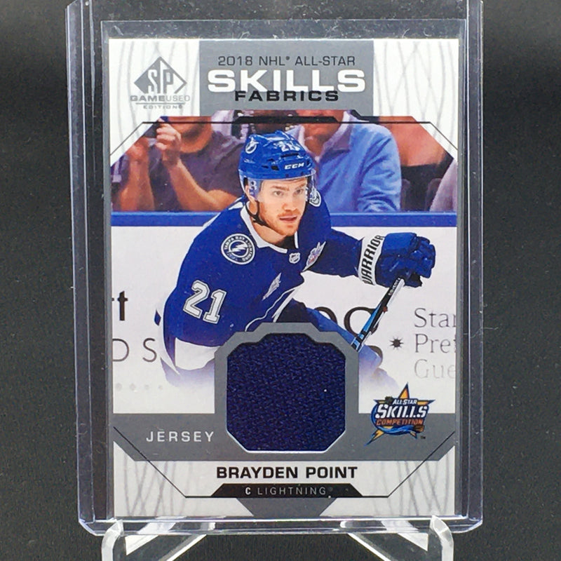 2018 UPPER DECK SP GAME USED -  SKILLS FABRICS - B. POINT -