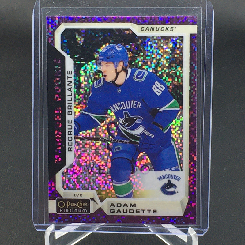 2018 UPPER DECK O-PEE-CHEE PLATINUM - PURPLE PIXEL - MARQUEE ROOKIE - A. GAUDETTE -