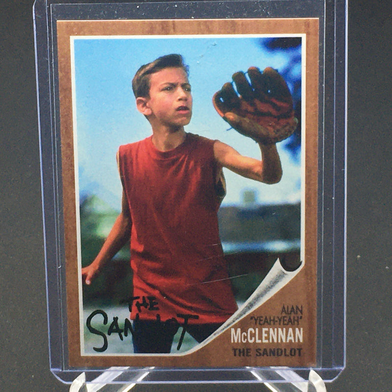 2018 TOPPS ARCHIVES - GREEN - THE SANDLOT - A. YEAH YEAH McCLENNAN - #SL-AM - #'D/99