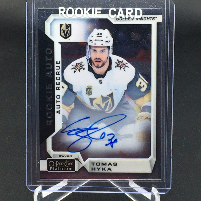 2018 UPPER DECK O-PEE-CHEE PLATINUM - ROOKIE AUTO - T. HYKA -