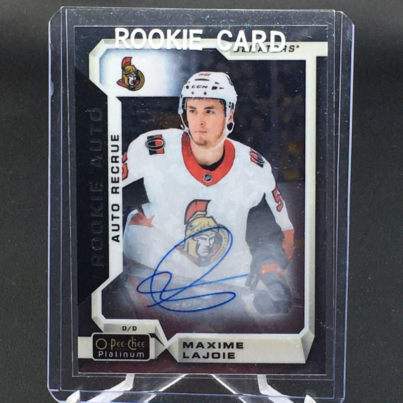 2018 UPPER DECK O-PEE-CHEE PLATINUM - ROOKIE AUTO - M. LAJOIE -